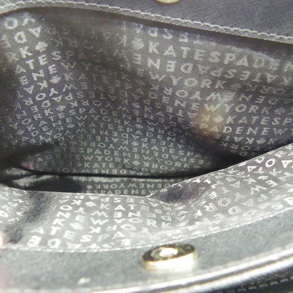 NWOT KATE SPADE BLK SATCHEL W/MATCHING WALLET COA - Picture 7 of 9